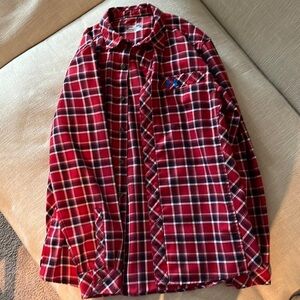 Men’s Under Amour Red Plaid Buttondown
